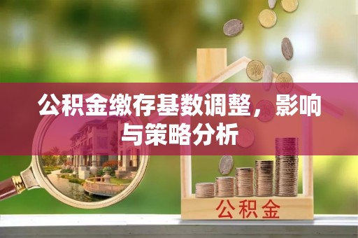 吉州公积金缴存基数调整，影响与策略分析