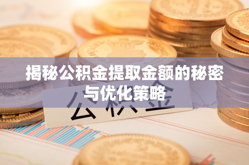 吉州揭秘公积金提取金额的秘密与优化策略