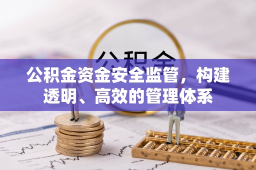 吉州公积金资金安全监管，构建透明、高效的管理体系