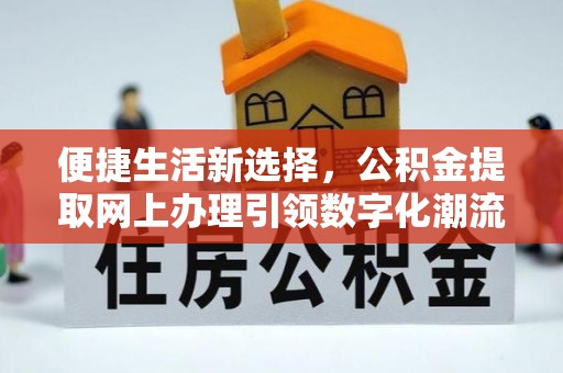 吉州便捷生活新选择，公积金提取网上办理引领数字化潮流