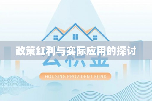 吉州政策红利与实际应用的探讨