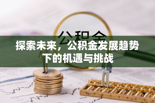 吉州探索未来，公积金发展趋势下的机遇与挑战